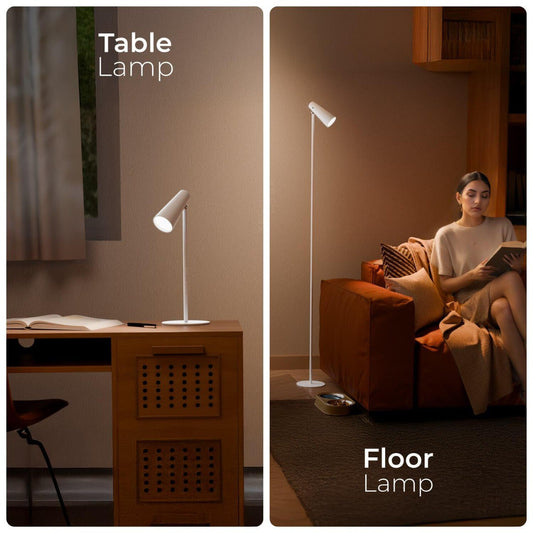 Table Lamp for Study with Multiple Attachments | Touch Control • 3 Color Modes • Stepless Dimming