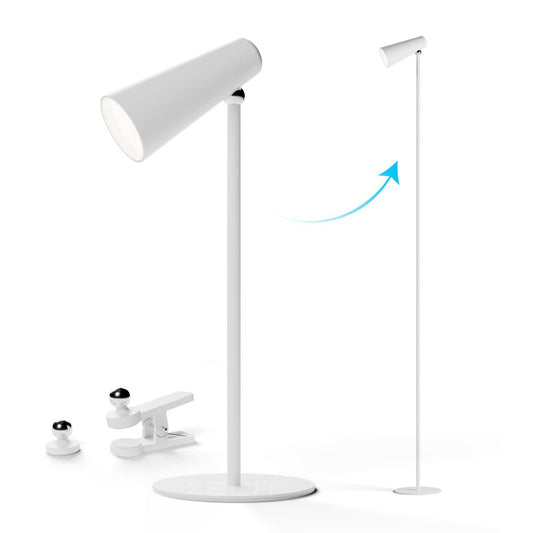 Table Lamp for Study with Multiple Attachments | Touch Control • 3 Color Modes • Stepless Dimming