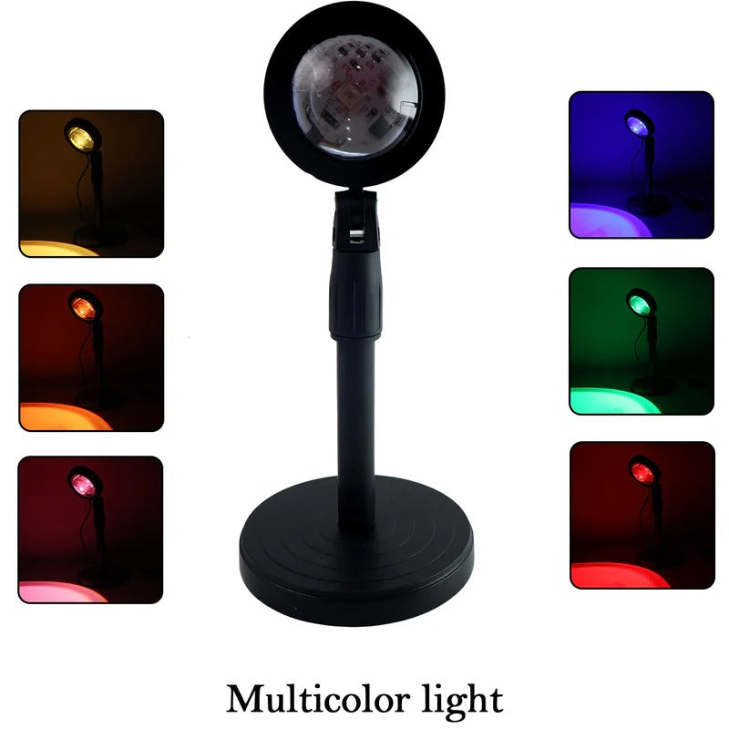 Multi Colors Sunset Lamp, Sunset Projection Lamp LED Night Light
